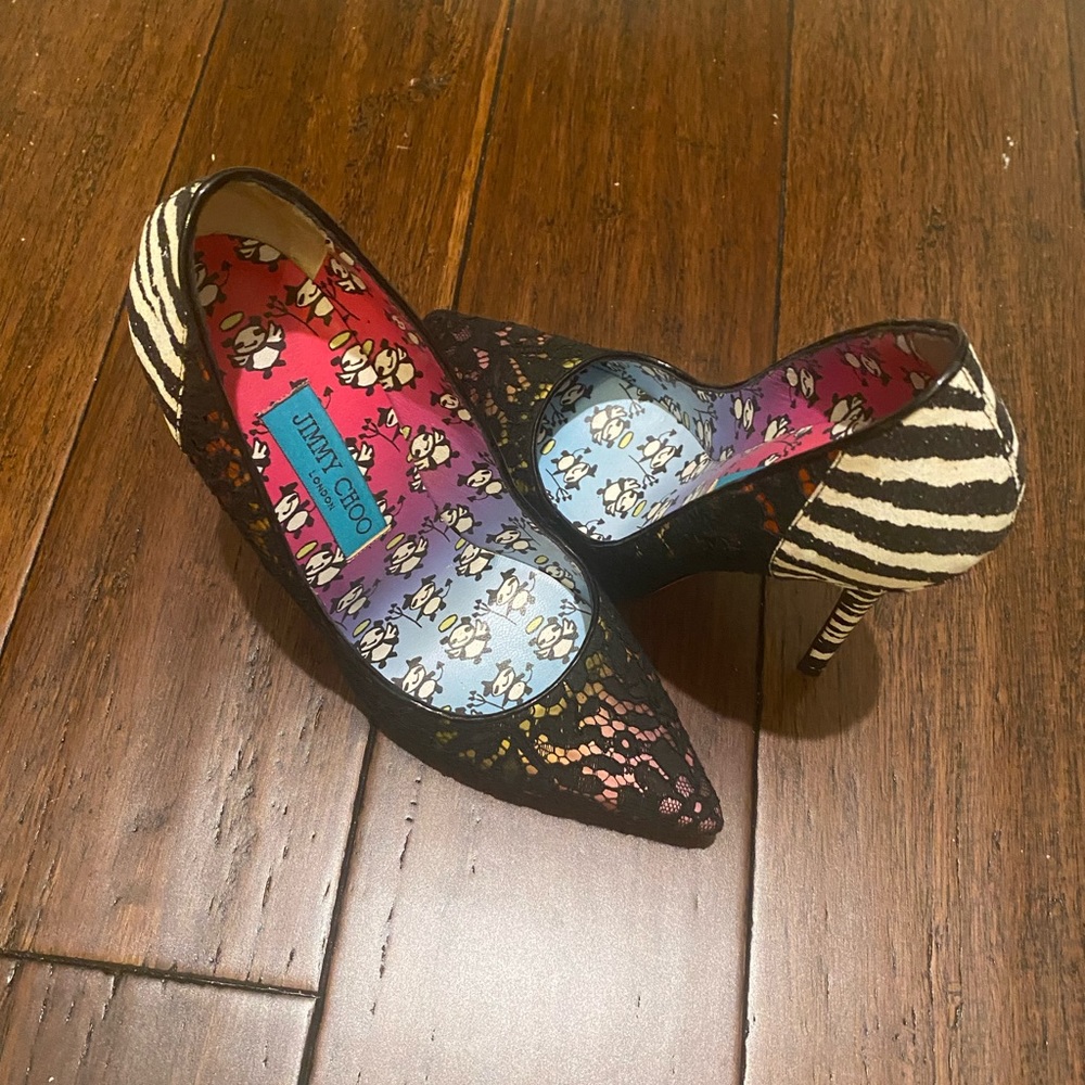 Jimmy Choo Lace Pumps